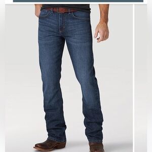 Wrangler 20x 42 Vintage Bootcut Men's Blue Jeans